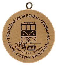 Turistická známka č. 817 - Třemešná ve Slezsku - Osoblaha