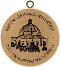 Turistická známka č. 1432 - Květná zahrada Kroměříž
