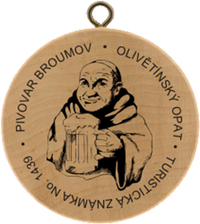 Turistická známka č. 1439 - Pivovar Olivětín - Broumov