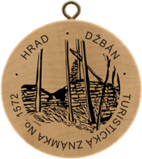 Turistická známka č. 1572 - Hrad Džbán