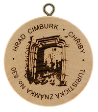 Turistická známka č. 830 - Cimburk - Chřiby