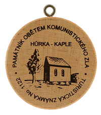 Turistická známka č. 1122 - Památník obětem komunistického zla - Hůrka