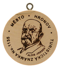 Turistická známka č. 1135 - Hronov