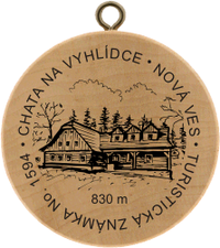 Turistická známka č. 1594 - Na vyhlídce, Nová Ves