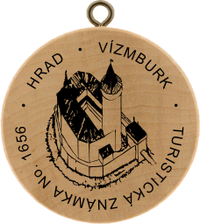 Turistická známka č. 1656 - Hrad Vízmburk