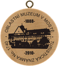 Turistická známka č. 1740 - Oblastní muzeum v Mostě