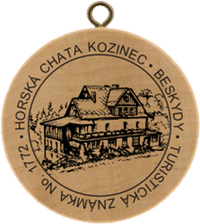 Turistická známka č. 1772 - Horská chata Kozinec - Beskydy