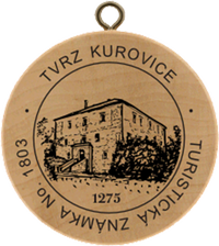 Turistická známka č. 1803 - Tvrz Kurovice