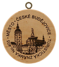 Turistická známka č. 405 - České Budějovice
