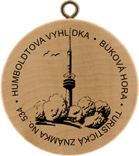 Turistická známka č. 534 - Humboldtova vyhlídka - Buková hora