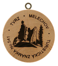 Turistická známka č. 541 - Tvrz Melechov