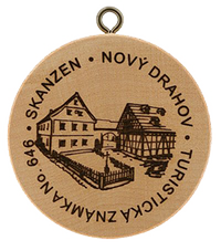 Turistická známka č. 646 - Nový Drahov