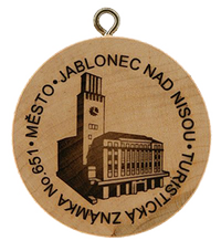 Turistická známka č. 651 - Jablonec nad Nisou