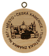 Turistická známka č. 657 - Česká Kamenice