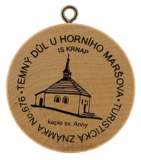 Turistická známka č. 676 - Temný Důl - Horní Maršov