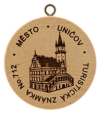 Turistická známka č. 712 - Uničov