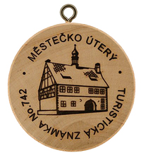 Turistická známka č. 742 - Městečko Úterý