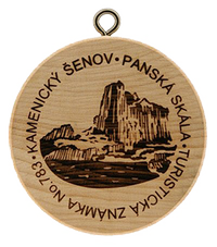 Turistická známka č. 783 - Panská skála Kamenický Šenov