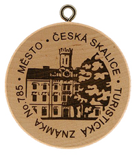Turistická známka č. 785 - Česká Skalice