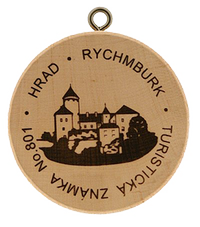Turistická známka č. 801 - Rychmburk