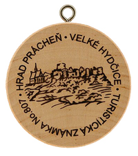Turistická známka č. 807 - Prácheň - Velké Hydčice
