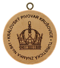 Turistická známka č. 841 - Královský pivovar Krušovice