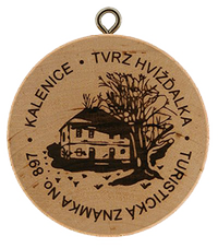 Turistická známka č. 897 - Tvrz Hvížďalka - Kalenice
