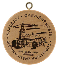 Turistická známka č. 928 - Kurdějov