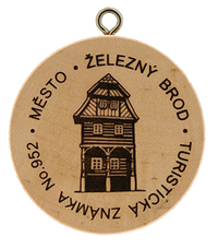 Turistická známka č. 952 - Železný Brod