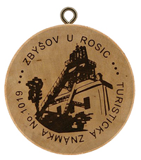 Turistická známka č. 1019 - Zbýšov u Rosic