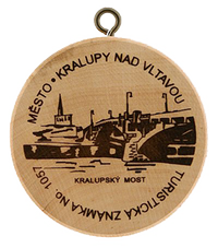 Turistická známka č. 1057 - Kralupy nad Vltavou