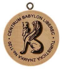 Turistická známka č. 1120 - Centrum Babylon Liberec