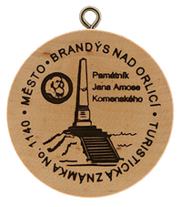 Turistická známka č. 1140 - Brandýs nad Orlicí