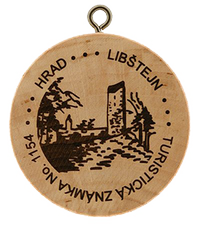 Turistická známka č. 1154 - Libštejn