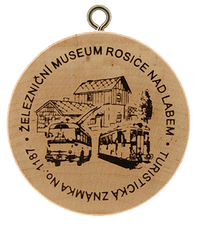 Turistická známka č. 1187 - Železniční Museum Rosice nad Labem