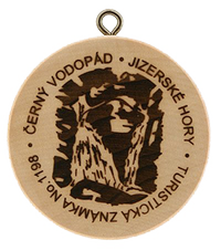 Turistická známka č. 1198 - Černý Vodopád