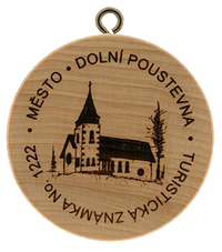 Turistická známka č. 1222 - Dolní Poustevna