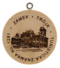 Turistická známka č. 1281 - Trojský zámek