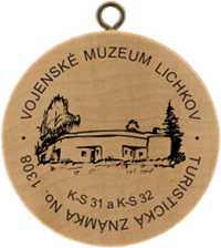 Turistická známka č. 1308 - Vojenské muzeum Lichkov