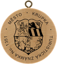 Turistická známka č. 1351 - Krupka