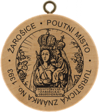 Turistická známka č. 1393 - Poutní místo Žarošice - Žarošická Madona