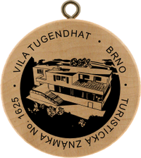 Turistická známka č. 1625 - Vila Tugendhat
