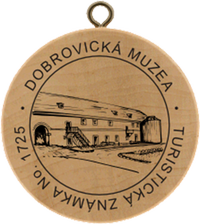 Turistická známka č. 1725 - Dobrovická muzea