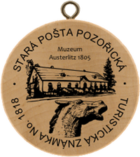 Turistická známka č. 1818 - Stará Pošta u Slavkova