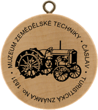 Turistická známka č. 1831 - Muzeum zemědělské techniky Čáslav