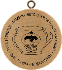 Turistická známka č. 1840 - Tvrz Třebotov - Muzeum historických toalet a nočníků