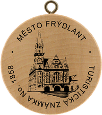 Turistická známka č. 1858 - Město Frýdlant