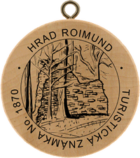 Turistická známka č. 1870 - Hrad Roimund
