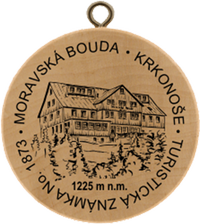 Turistická známka č. 1873 - Moravská Bouda - Krkonoše