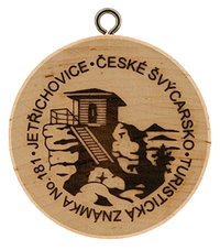 Turistická známka č. 181 - Jetřichovice